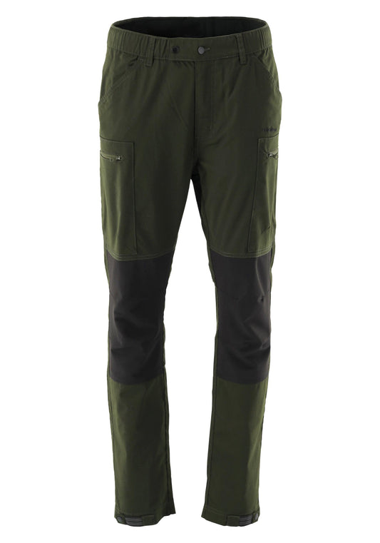 Pantaloni Bărbați Outdoor cu 4 Buzunare — Oliv