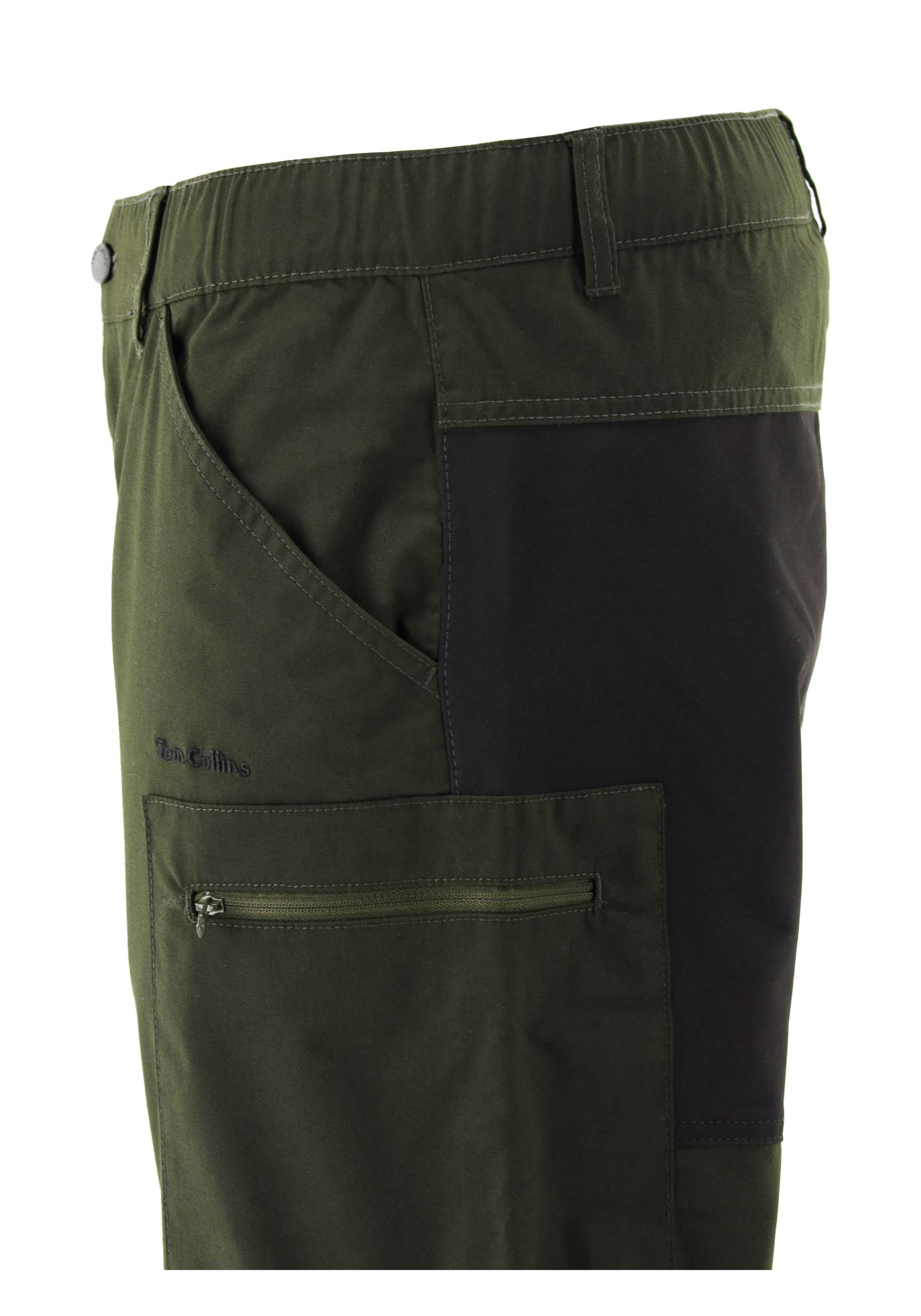 Pantaloni Bărbați Outdoor cu 4 Buzunare — Oliv