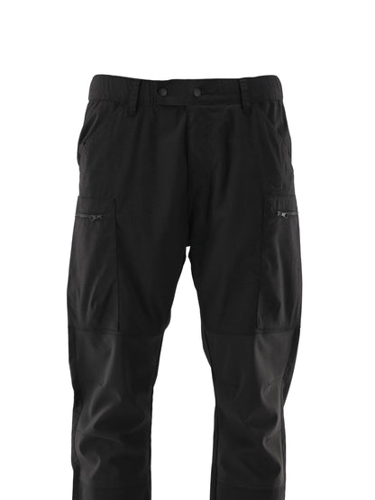 Pantaloni Bărbați Outdoor cu 4 Buzunare — Negru
